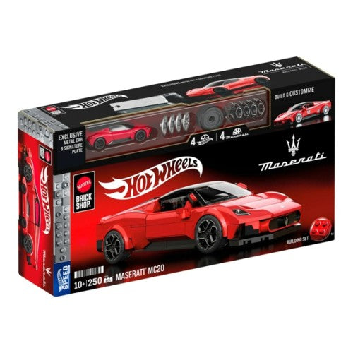 Hot Wheels Speed Maserati Mc20 (Brick Shop) (Approx 1/32 Scale)
