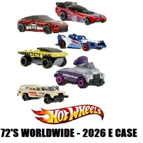 Latest X72 Hotwheels Basic 2026 Worldwide Assortment Of 72 Wave 5