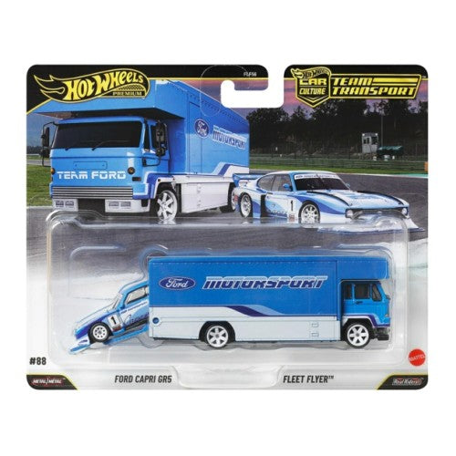 Hot Wheels Team Transport Ford Capri Gr5 Fleet Flyer No.88