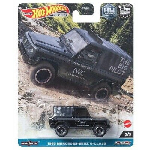 1/64 Hotwheels Car Cultures Off Road 1993 Mercedes-Benz G Class (Black) 3/5