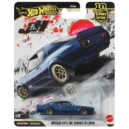 1/64 Hotwheels Japan Historics Premium Nissan Skyline 2000Gt-R Lbwk