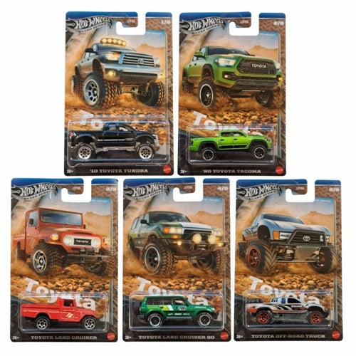 977N X24 Hot Wheels Themed Auto Assortment Toyota Trucks
