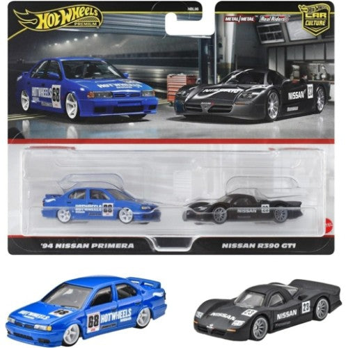 Hot Wheels 2 Pack '94 Nissan Primera And Nissan R390 Gt1