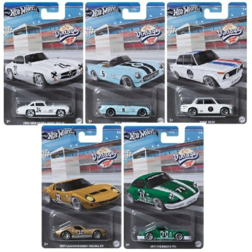 X10 Hotwheels Vintage Car Club Assortment
