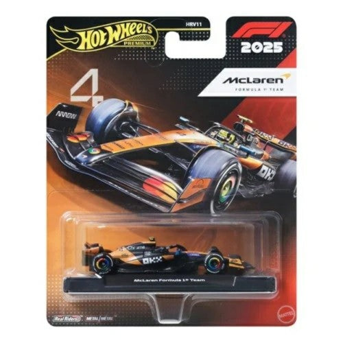 Hotwheels Premium Formula 1 Mclaren No.4 Lando Norris
