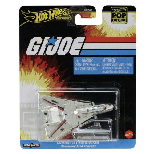 Hot Wheels Pop Culture G.I. Joe Combat Jet Skystriker Grumman F-14 Tomcat