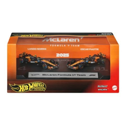 Hotwheels Premium Formula 1 2-Pack Team Mclaren