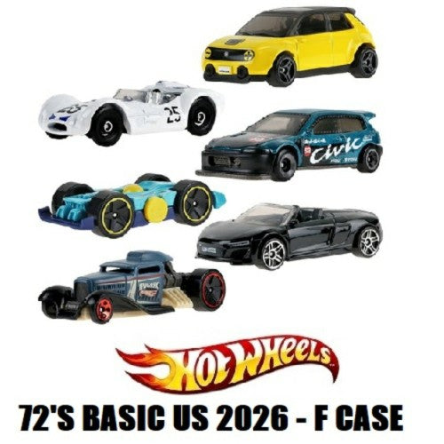 X72 Hotwheels Basic Us 2026 Assortment Wave 6