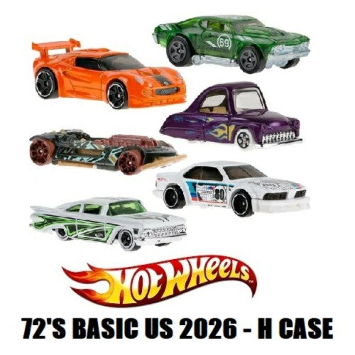 X72 Hotwheels Basic Us 2026 Assortment Wave 8