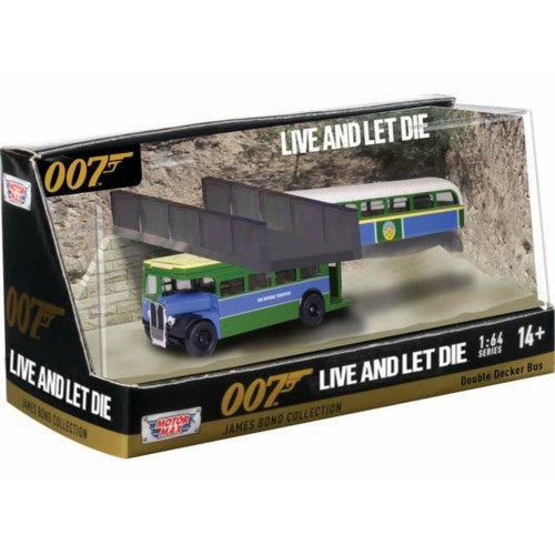 Mtx79845 - 1/64 Double Decker Bus Diorama Live And Let Die James Bond