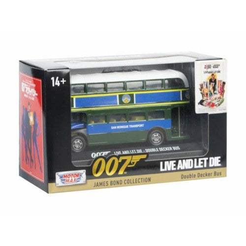5 Inch Double Decker Bus Live And Let Die James Bond