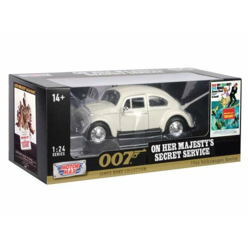 1/24 1966 Volkswagen Beetle James Bond On Her Majesty'S Secret Service, Creme