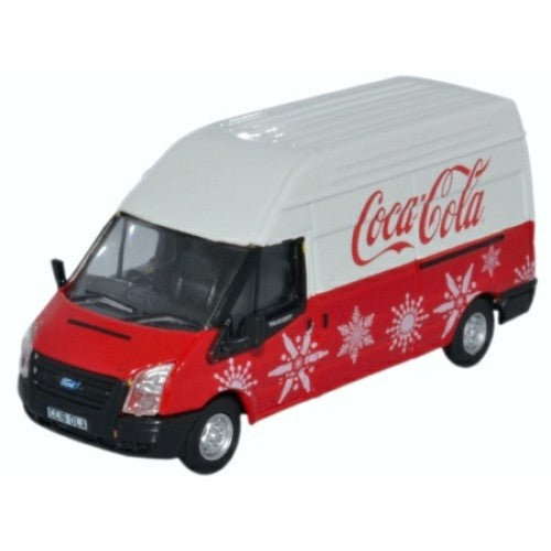 1/76 Ford Transit Lwb High Coca Cola Xmas
