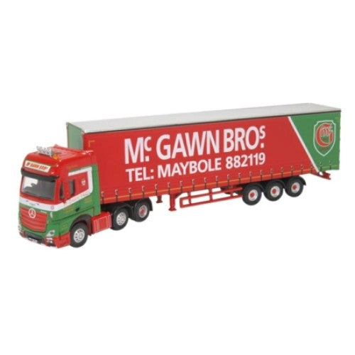 1/76 Mercedes Actros Gsc Curtainside Mcgawn Bros