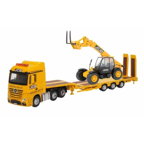 1/76 Mercedes Actros Semi Low Loader And 531 70 Loadall