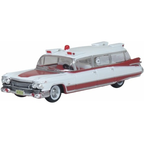 1/87 1959 Cadillac Miller-Meteor Ambulance