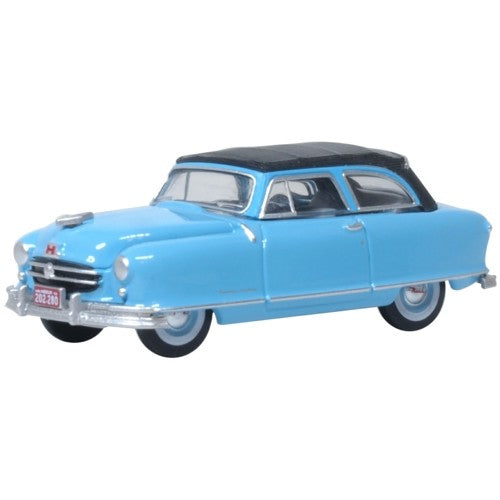 1/87 1950 Nash Rambler Custom Landau Convertible (Open) Strato Blue