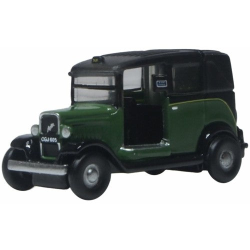 N Gauge Austin Low Loader Taxi Green