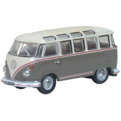 N Gauge Vw Samba Bus Mouse Grey/Pearl White