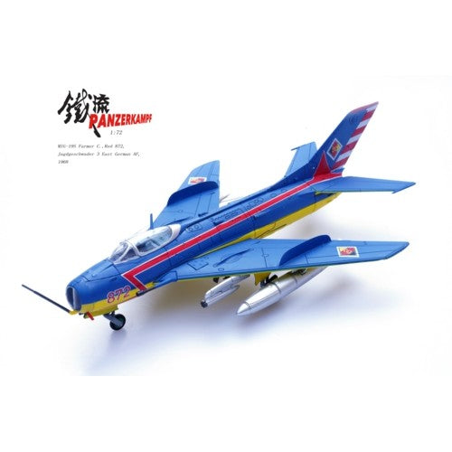 1/72 Mig-19S Farmer C Red 872 Jagdgeschwader 3 East German Af 1968