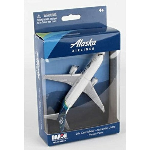 Alaska Airlines Single Diecast Plane