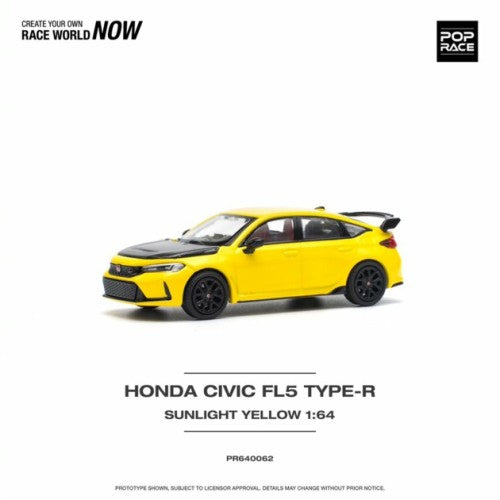 1/64 Honda Civic Fl5 Type-R Sunlight Yellow