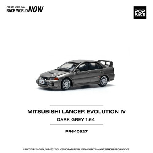 1/64 Mitsubishi Lancer Evolution Iv Dark Grey