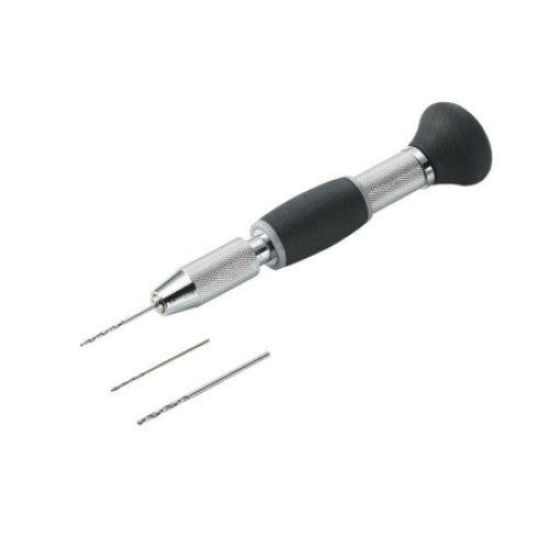 Hand Drill Including 3 Drill Bits