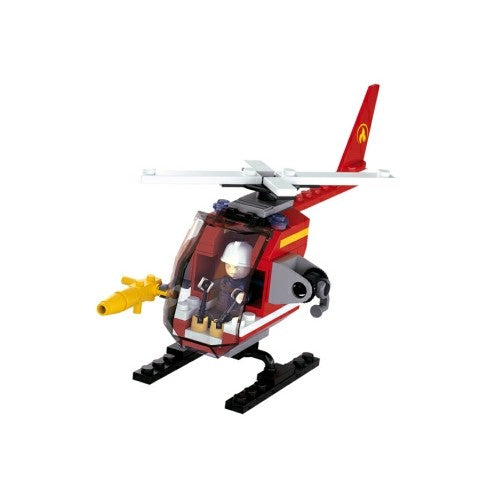 Fire Small Fire Helicopter 77Pcs
