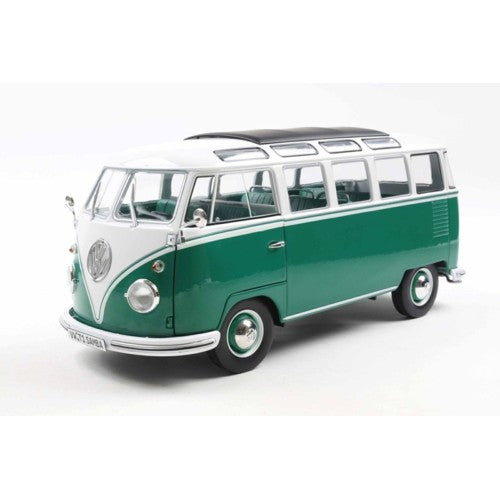 1/18 Vw T1 Samba Green/White 1962