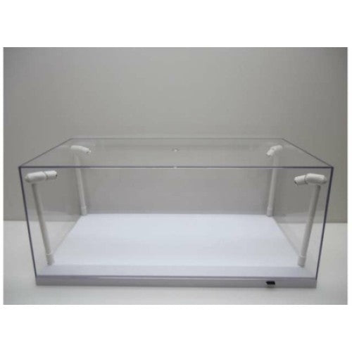 1/18 Led Display Case 4 Adjustable Lights 35 X 15 X 6Cm With White Base