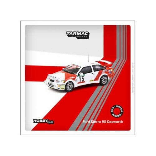 1/64 Ford Sierra Rs Cosworth No.15 Rallye De Portugal Vinho Do Porto 1988 Carlos Sainz /Luis Moya, White/Red