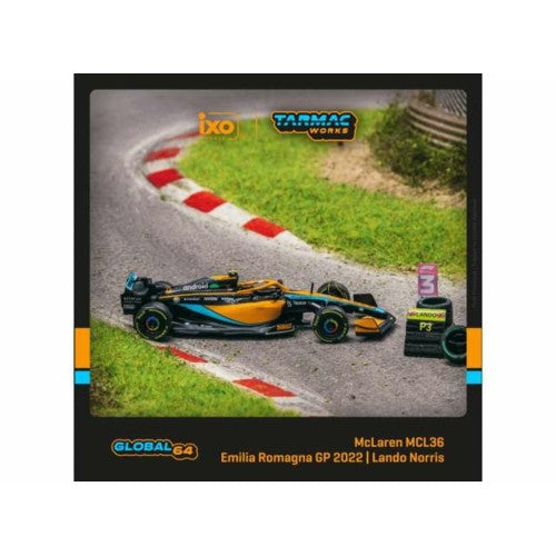 1/64 2022 Mclaren Mcl36 No.4 Lando Norris Elilia Romagna 2022