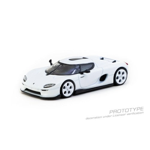 1/64 Koenigsegg Cc850 White (Model Plus Trading Card Set)