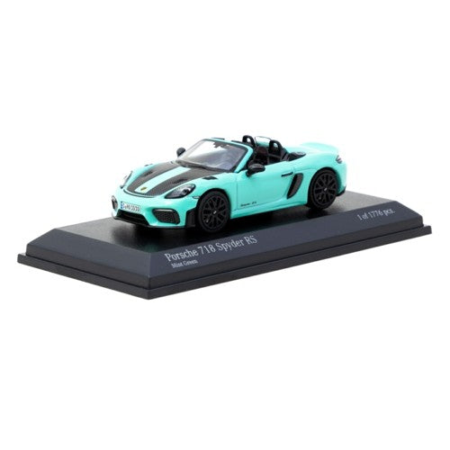 1/64 Porsche 718 Spyder Rs Mint Green (Minichamps X Tarmac Works)