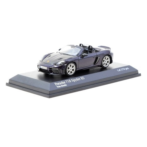 1/64 Porsche 718 Spyder Rs Viola Metallic (Minichamps X Tarmac Works)
