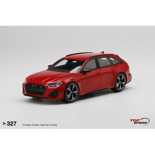 1/18 Audi Rs 6 Avant Carbon Black Tango Red