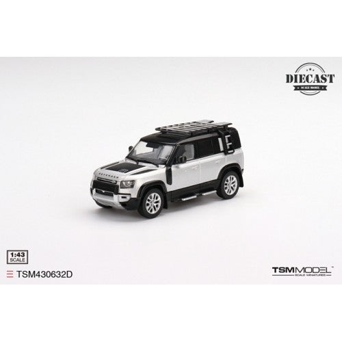 1/43 Land Rover Defender 110 Explorer Pro Indus Silver (Diecast)