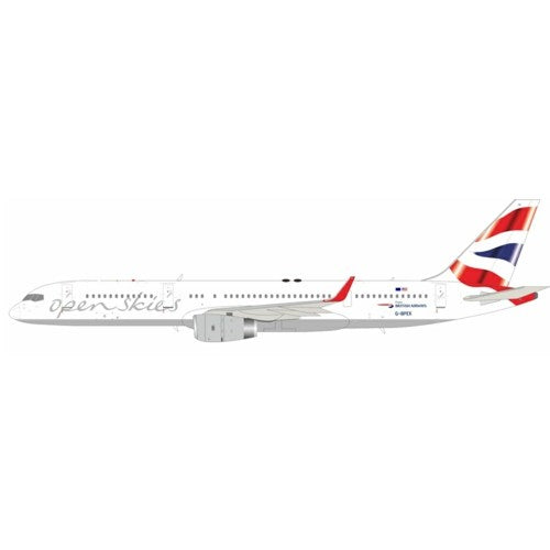 1/200 British Airways Boeing 757-236 G-Bpek With Stand 52Pcs